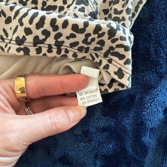 SHEIN leopard print surplice‎ cami crop top size M - Picture 4 of 5